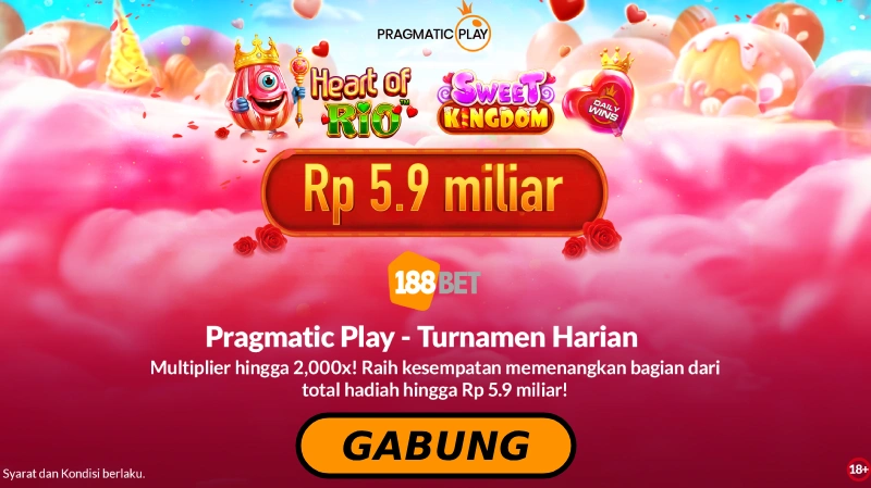 188BET - Pragmatic Play - Turnamen Harian Feb 2025